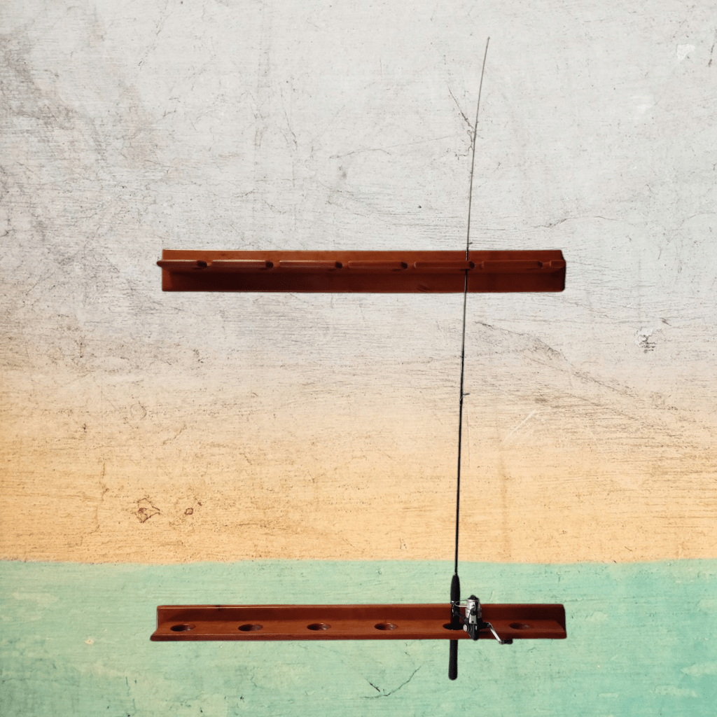 Cherry Fishing Rod Rack