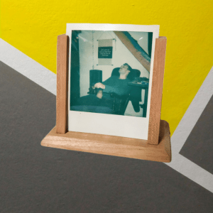 Polaroid Picture Stand & Frame (Cherry)