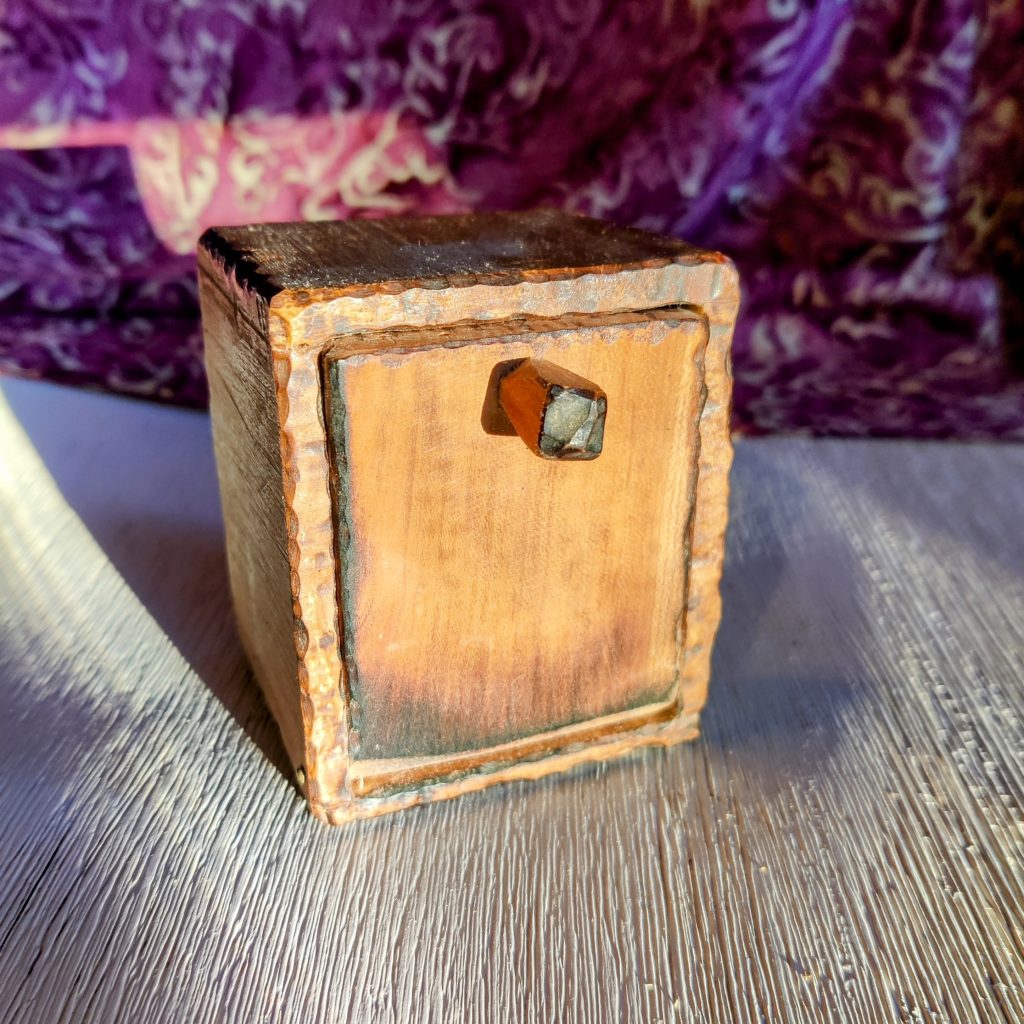 Wooden Box for Tiny Things with Vintage Style