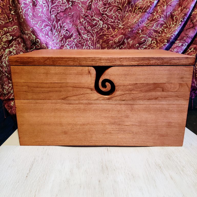 Yarn and Crochet Box with Loop Hole 1 Yarn and Crochet Box with Loop Hole 1