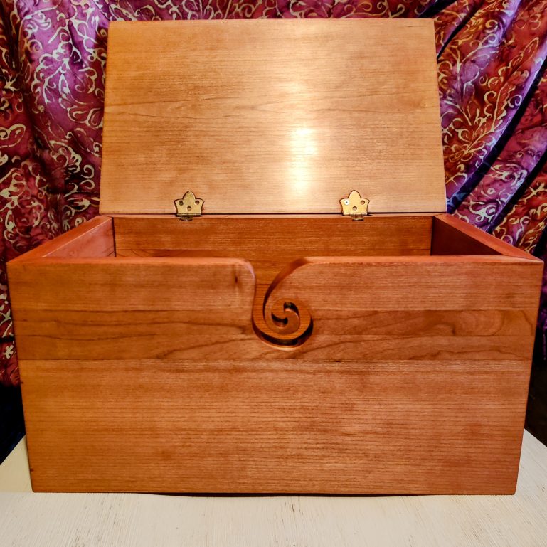 Yarn and Crochet Box with Loop Hole 2 Yarn and Crochet Box with Loop Hole 2