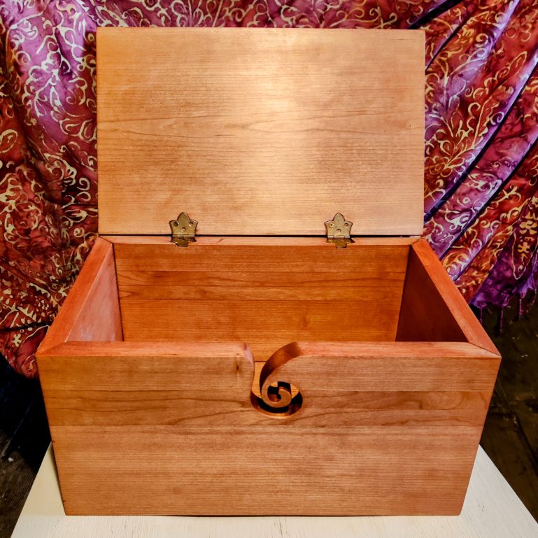 Yarn and Crochet Box with Loop Hole 3 Yarn and Crochet Box with Loop Hole 3
