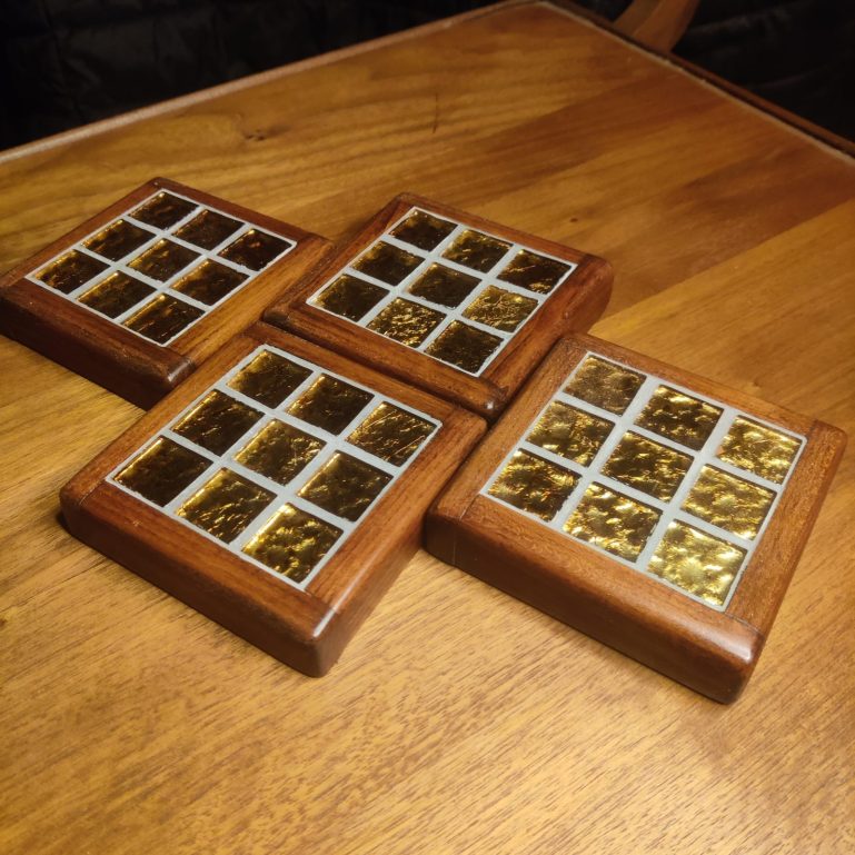 handmade oak coaster set rounded 2 handmade oak coaster set rounded 2